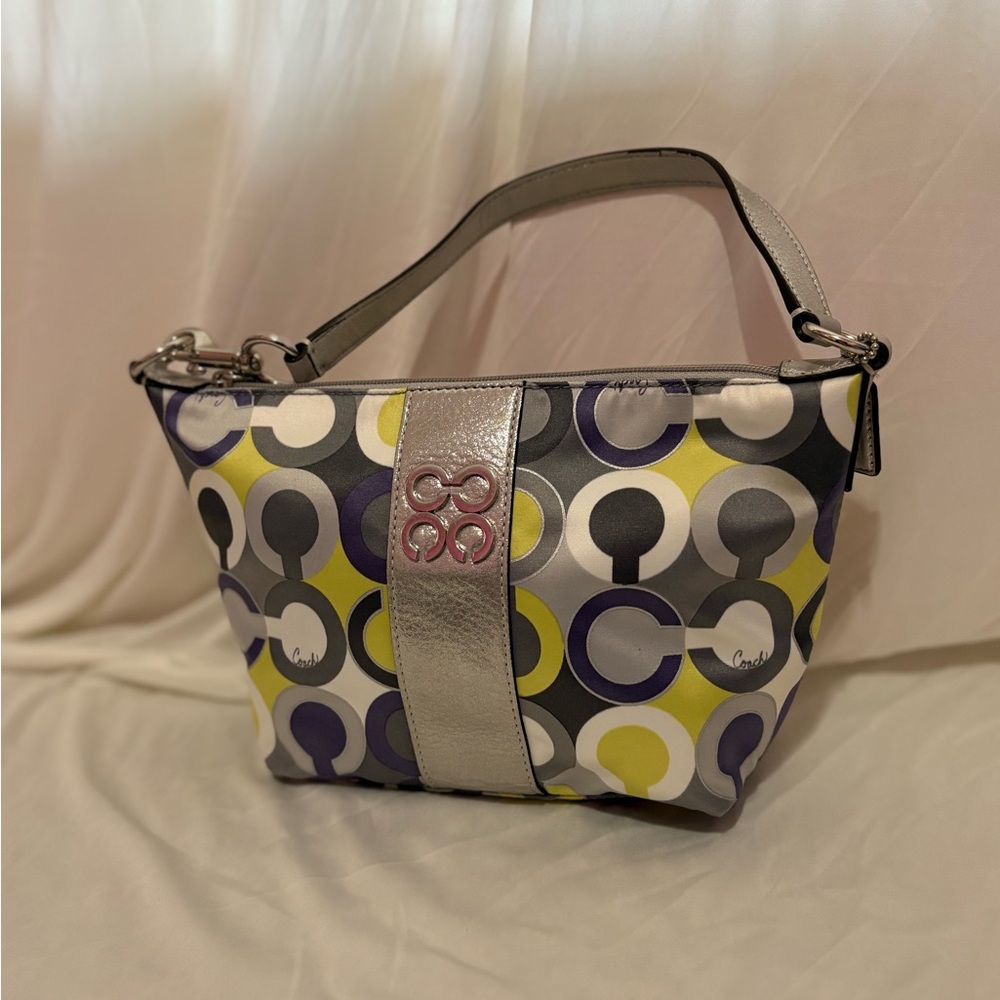 Vintage Coach Julia Op Art Signature Bag